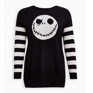 Nightmare Before Christmas Jack Skellington Sweater Crossback